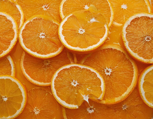 orange slices background
