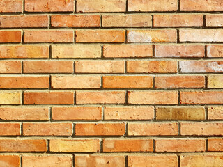 Red brick wall texture background.