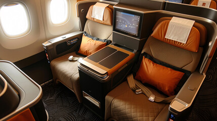 first class aircraft interior