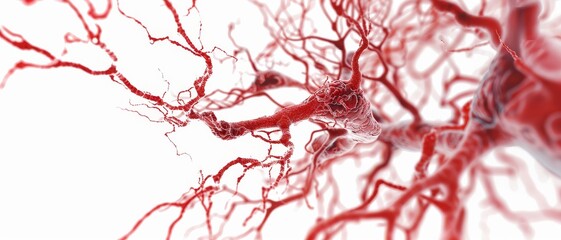 3D rendering illustration of a human lymph. Anatomy of human illustration.