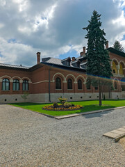 Fototapeta premium Arges Monastery, Romania. Curtea de Arges, legend of Manole landmark in medieval Wallachia, Romania.