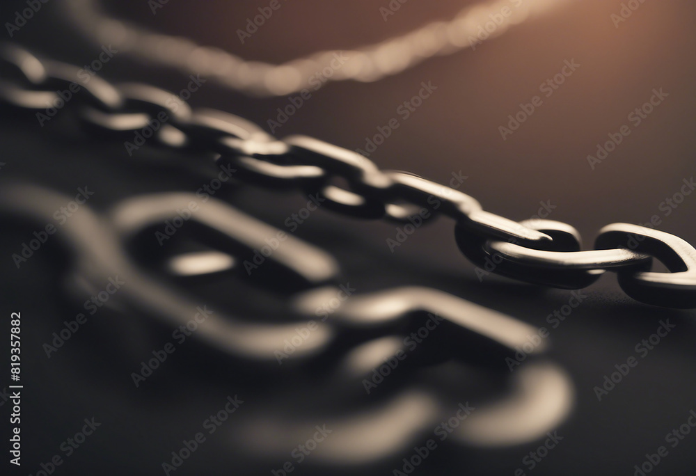 Poster black diagonal chain a blockchain concept double