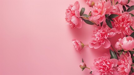 Pink blossom background