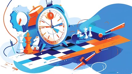 A chess clock is a special type of clock used to time chess games
