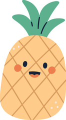 Pineapple Fruit Character