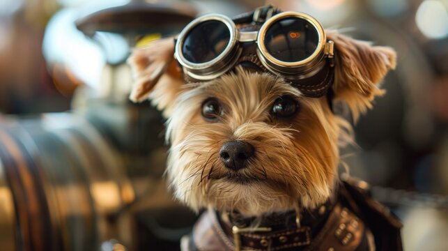 Steampunk Morkie