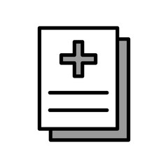 Fototapeta premium Medical Report icon PNG