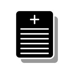 Obraz premium Medical Report icon PNG