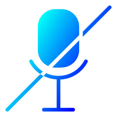 microphone silent icon