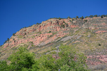 Autumn Vista On Scenic Stone Mountain In Northern Colorado