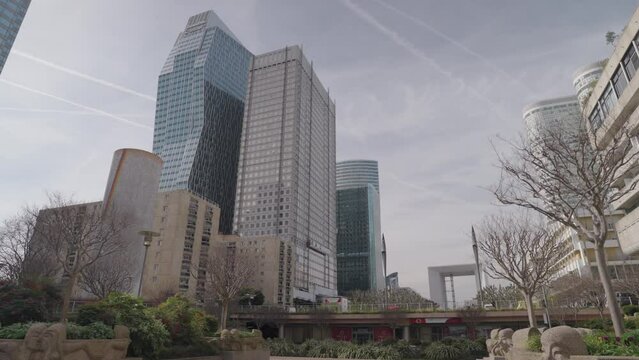 Paris, France - Office buildings Skyscrapers Skyline in La D&eacute;fense