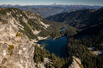 lake in the mountains