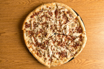 Chicken bacon ranch pizza
