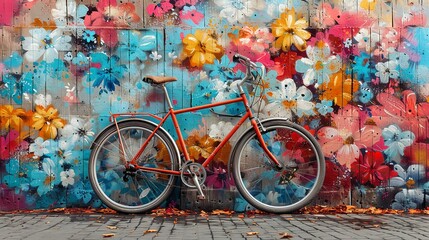 Bicycle in the street