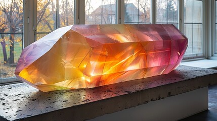 Big colorful crystal