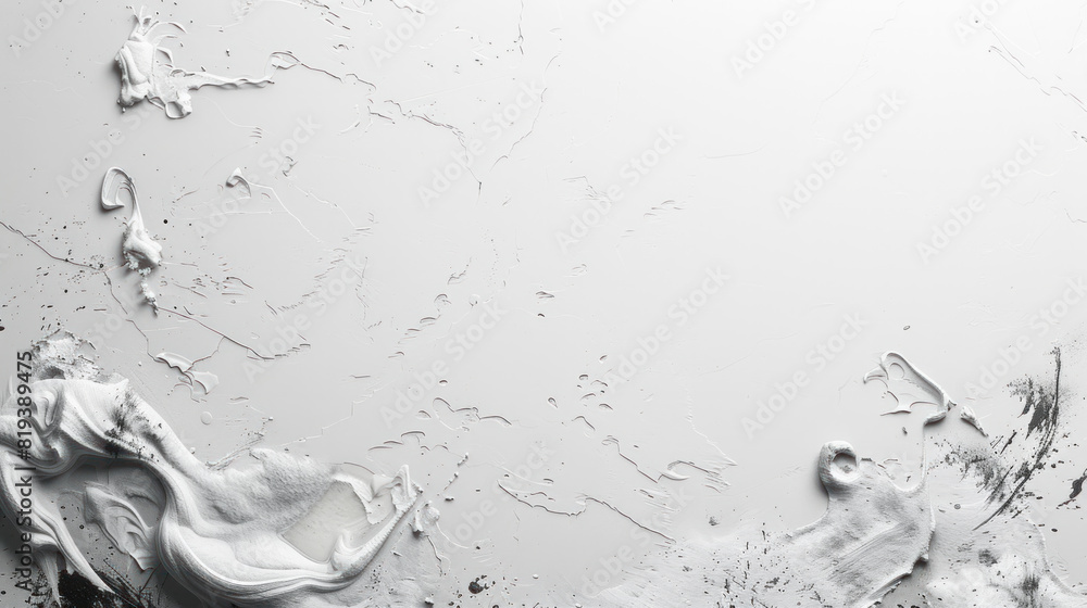 Poster a white background with a white blob in the middle