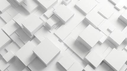 White Wall With Numerous White Squares