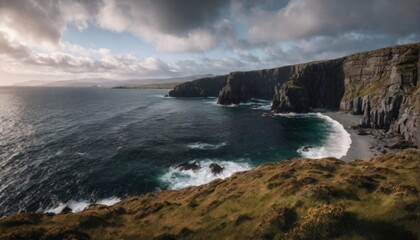 Traumhafte cinematische irische Landschaft 