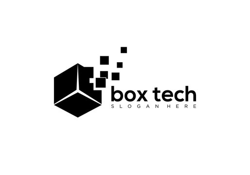 box digital vector logo design