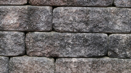 Weathered old gray stonewall texture template