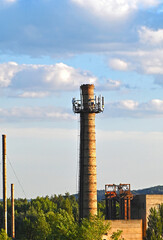 Old factory chimney
