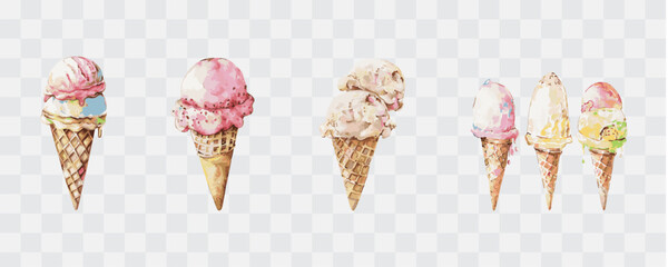 Ice cream isolated graphic transparent