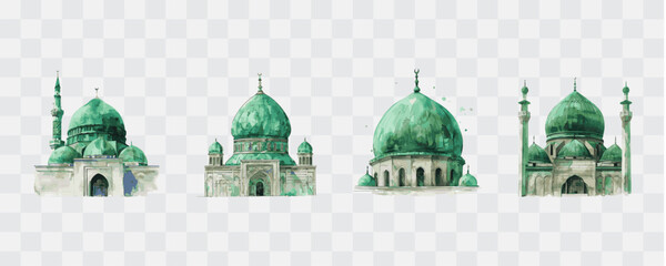 Islam mosque isolated graphic transparent