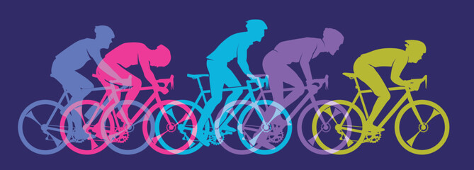 Great elegant vector editable bicycle race poster background design for your championship community event	