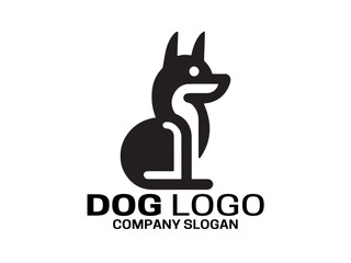 Dog Logo Design Vector Template