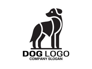 Fototapeta premium Dog Logo Design Vector Template