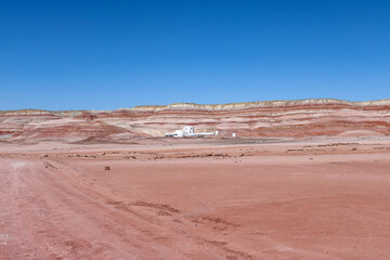 Barren desert landscape