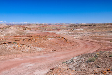 Backroad in the Utah desert
