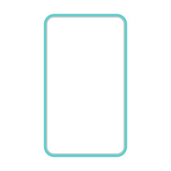 水色のスマホ風枠