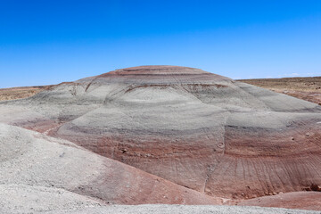 Bentonite clay hill in Utah