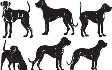 Dalmatian vector silhouette