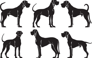 Dalmatian vector silhouette