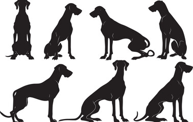 Dalmatian vector silhouette