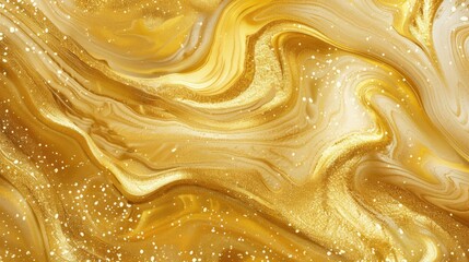 Abstract background on Gold color