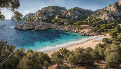 schottische, irische k&uuml;ste, cinematischer panoramablick, Steilk&uuml;ste mit atembraubenden Meerblick