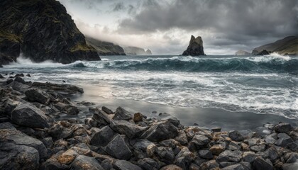 Fototapeta premium Imposante Küstenlandschaft, irische Westküste, Steilküste