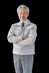 シニア男性　ビジネス　作業服
