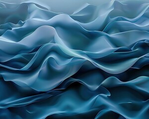 Obraz premium Abstract ocean of flowing curves.