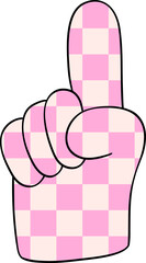 Retro Sport hand cheering accessory