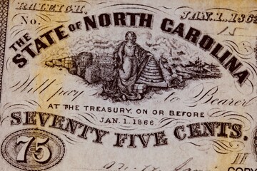 Plantation currency used by the southern states, American Civil War