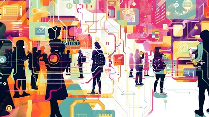 Obraz premium Sharing creative ideas people of various nationalities In the workplace