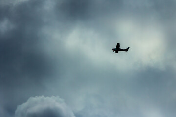 airplane flying in the sky