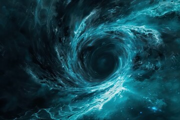 Colorful gravitational wave circling as tornado