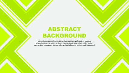 Abstract Background Design Template. Abstract Banner Wallpaper Vector Illustration. Lime Green Vector