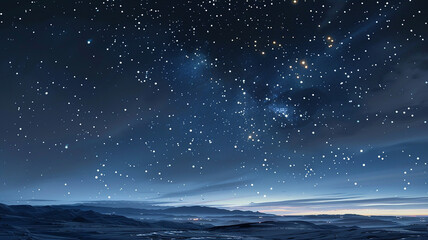 Fototapeta premium 満天の星空