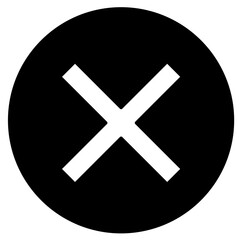 Obraz premium cross mark icon vector design element 